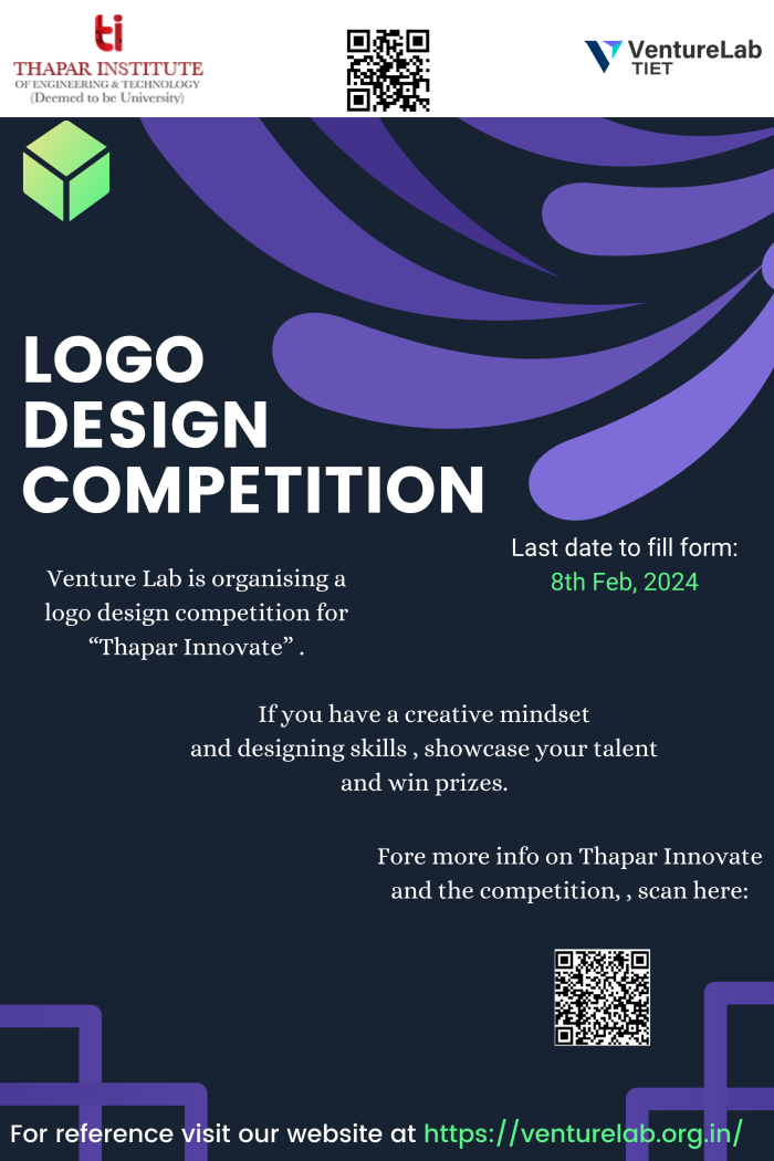 Thapar Innovate Logo Design Competition Banner